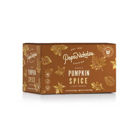 12 Count, Papa's Pumpkin Spice Single Serve Cups